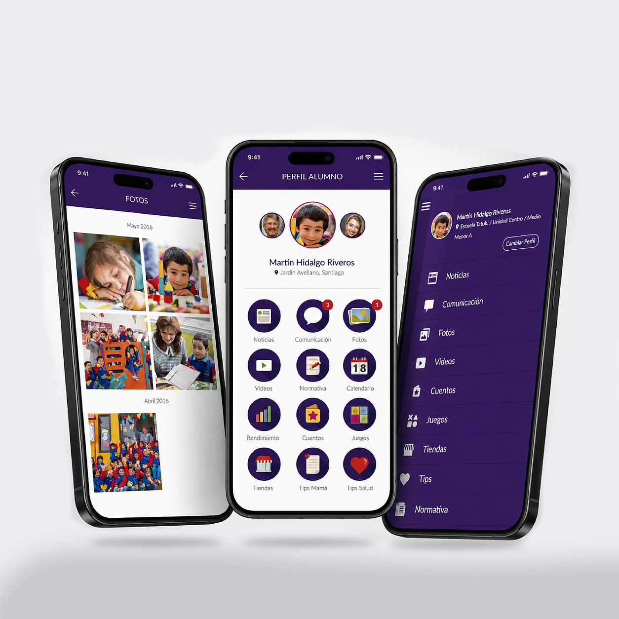 Vista previa del proyecto App para Jardines Infantiles
